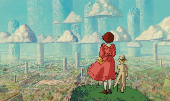 Khung cảnh của Iblard xuất hiện trong chuyến phiêu lưu tưởng tượng của nhân vật chính Shizuku.