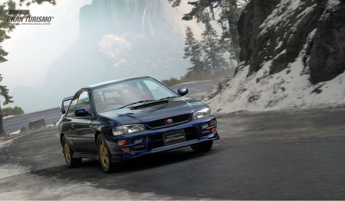 Chiếc Subaru Impreza WRX STi xuất hiện trong game Gran Turismo