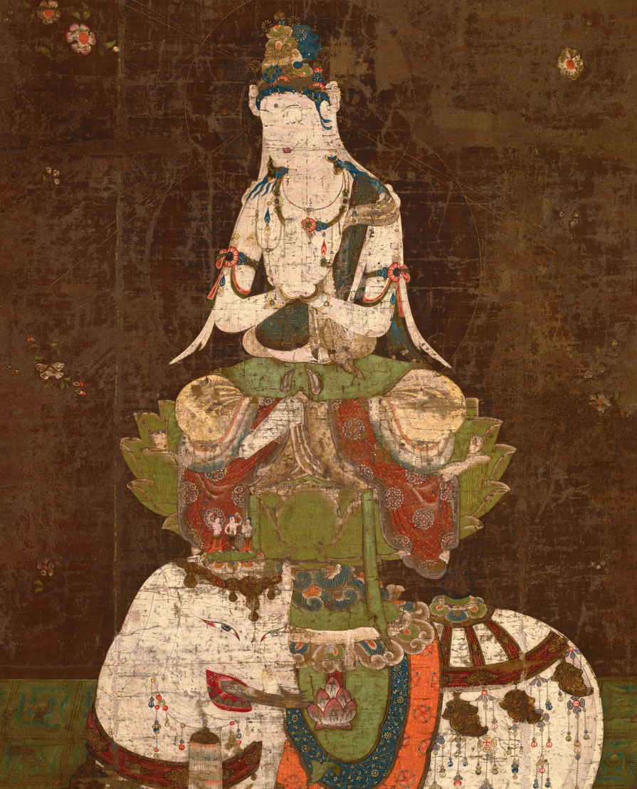 Bức tranh Phổ Hiền Bồ Tát.