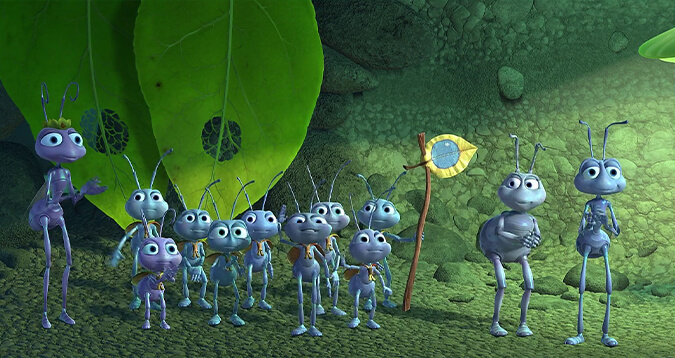A Bug’s Life, bộ phim hoạt hình nổi tiếng do Lasseter đạo diễn.