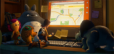 Totoro xuất hiện trong Toy Story 3.