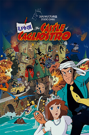 Bộ phim đầu tay của Miyazaki - Lupin III: Castle Of Cagliostro.