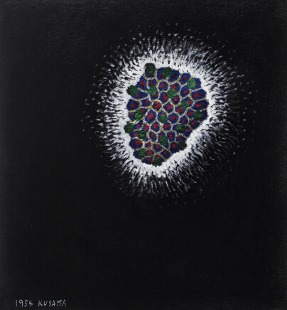 Tác phẩm “Flower” (1954) của họa sĩ Kusama.