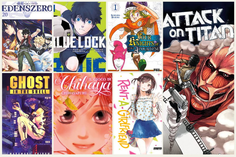 các tựa truyện của kondansha