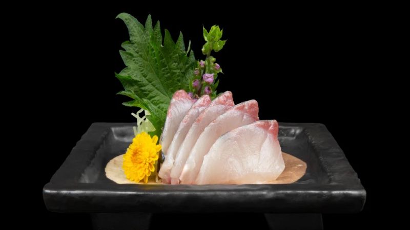 sashimi cá aji