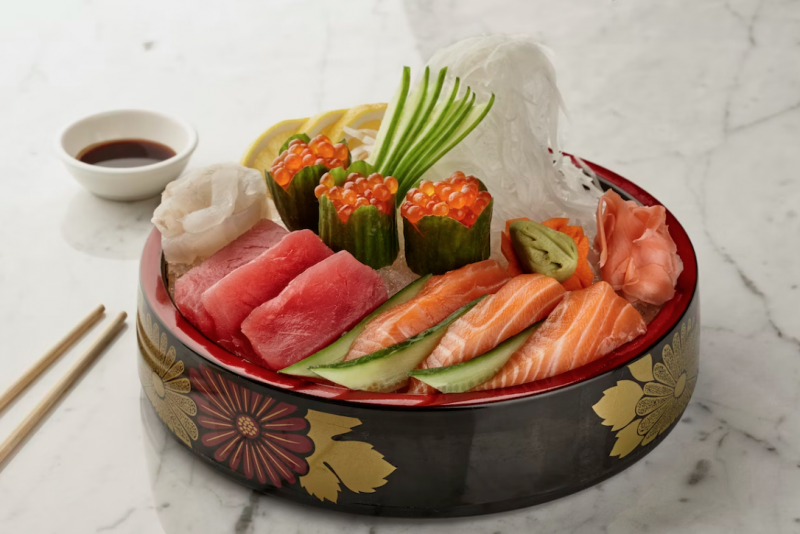 cách ăn Sashimi