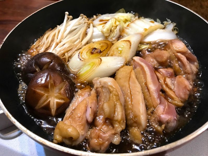 sukiyaki thịt gà