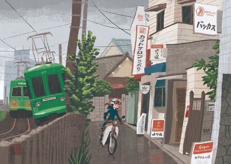 Một con đường phụ gần ga Shoin Jinja Mae trên tuyến Tokyu Setagaya ở Tokyo. Một con đường phụ gần ga Shoin Jinja Mae trên tuyến Tokyu Setagaya ở Tokyo.