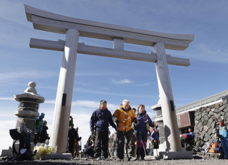 chinh phục núi Phú Sĩ