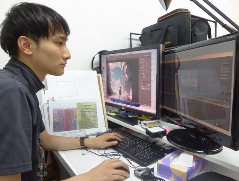 Yuki Kawai, một trong những nhân viên hàng đầu của studio.