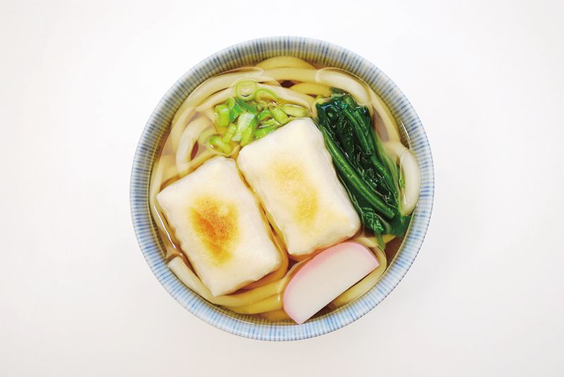 mì Udon với nước súp nóng