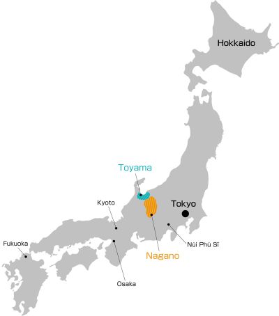 Toyama – Vùng đất của núi và biển
