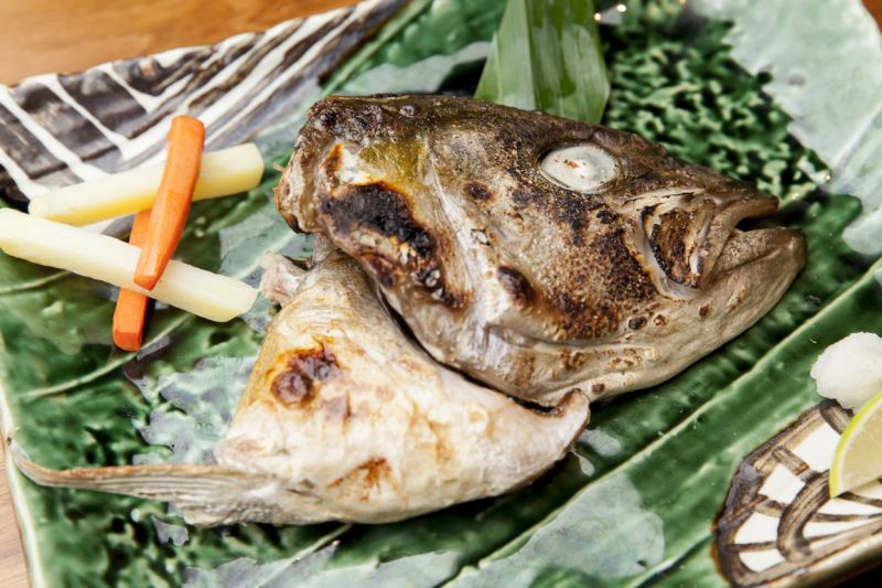 Hamachi Head Shioyaki