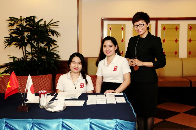 làm việc với đối tác Nhật