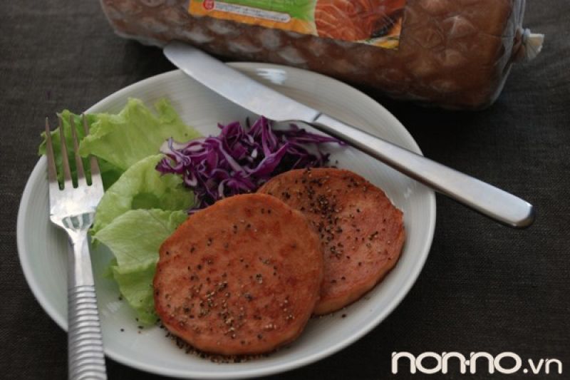 thịt hamsteak chay thịt hamsteak chay