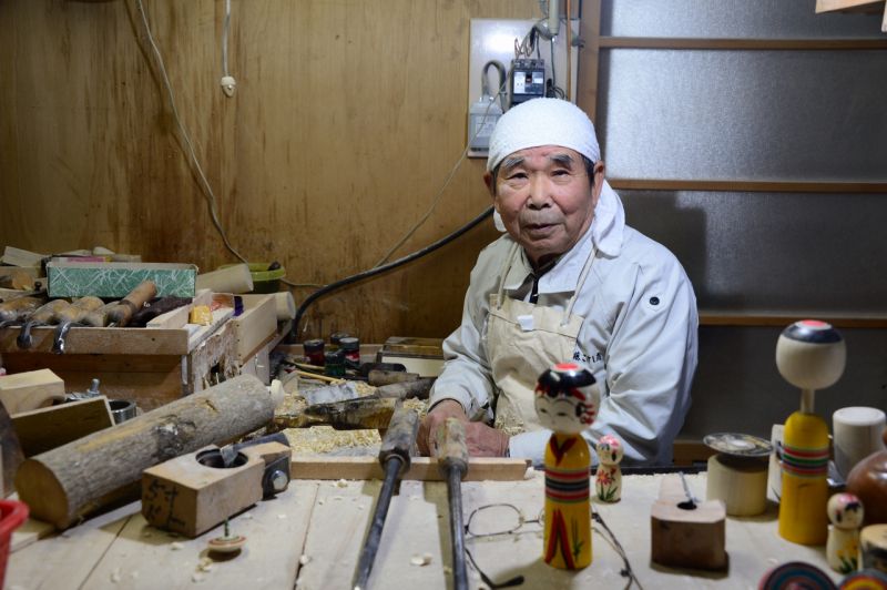 nghệ nhân kokeshi - koichi sakuta