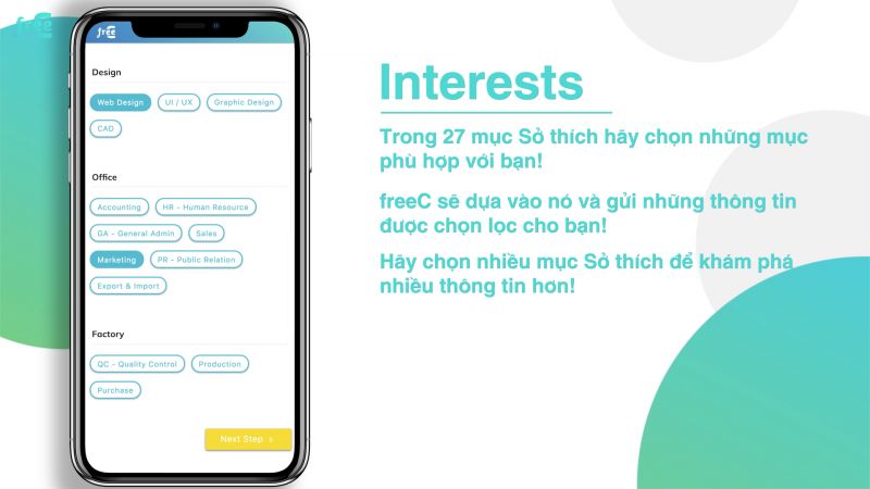 Chọn Interests Chọn Interests