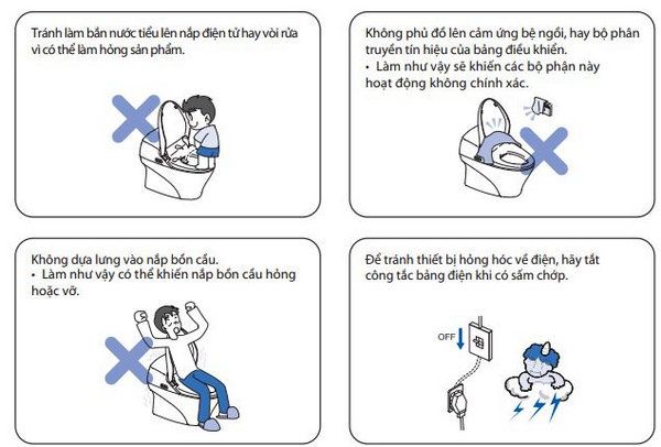 hướng dẫn sử dụng Toilet Nhật