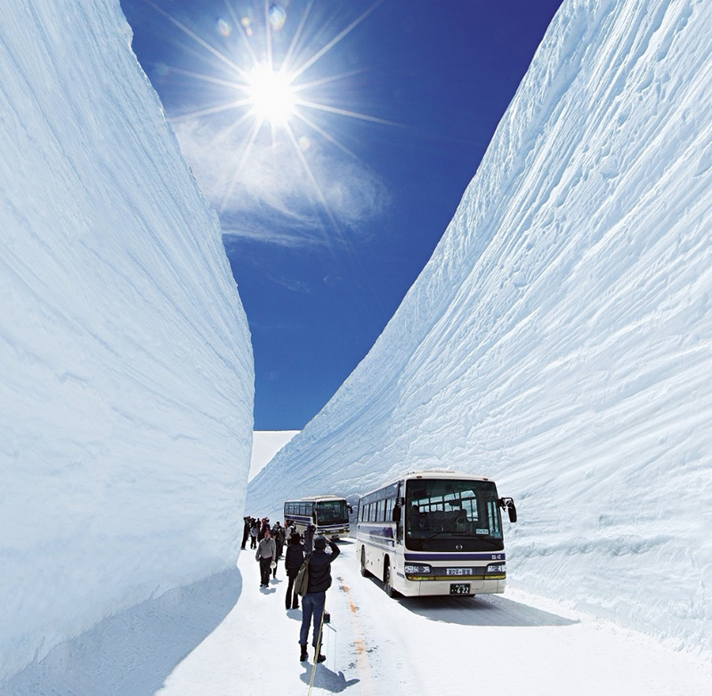 Bức tường tuyết tỉnh Toyama