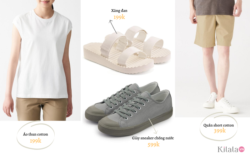 sản phẩm may mặc MUJI