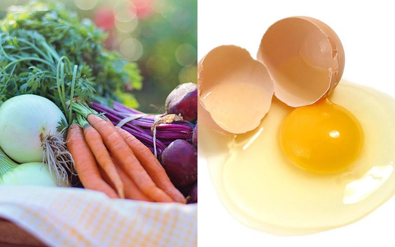 Lòng trắng trứng sống và thực phẩm chứa biotin