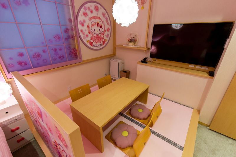 Phòng khách sạn Hello Kitty Tokyo