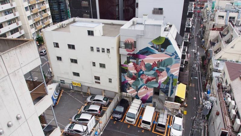 Ngắm nghệ thuật đường phố Graffiti giữa lòng Tokyo