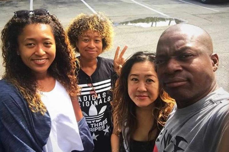 Naomi Osaka cùng gia đình