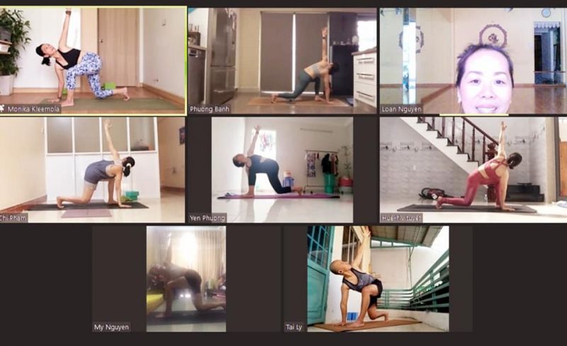 オンラインヨガレッスン ⓒ Shiyoga HCM オンラインヨガレッスン ⓒ Shiyoga HCM