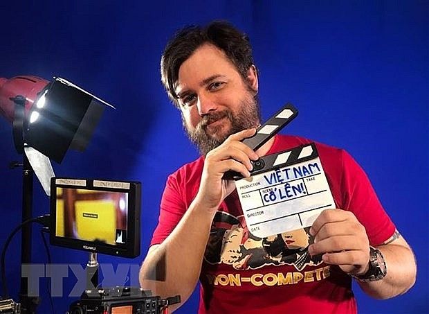 映画製作者のアーロン・ジョンソン氏 ⓒ Thoi Dai 映画製作者のアーロン・ジョンソン氏 ⓒ Thoi Dai