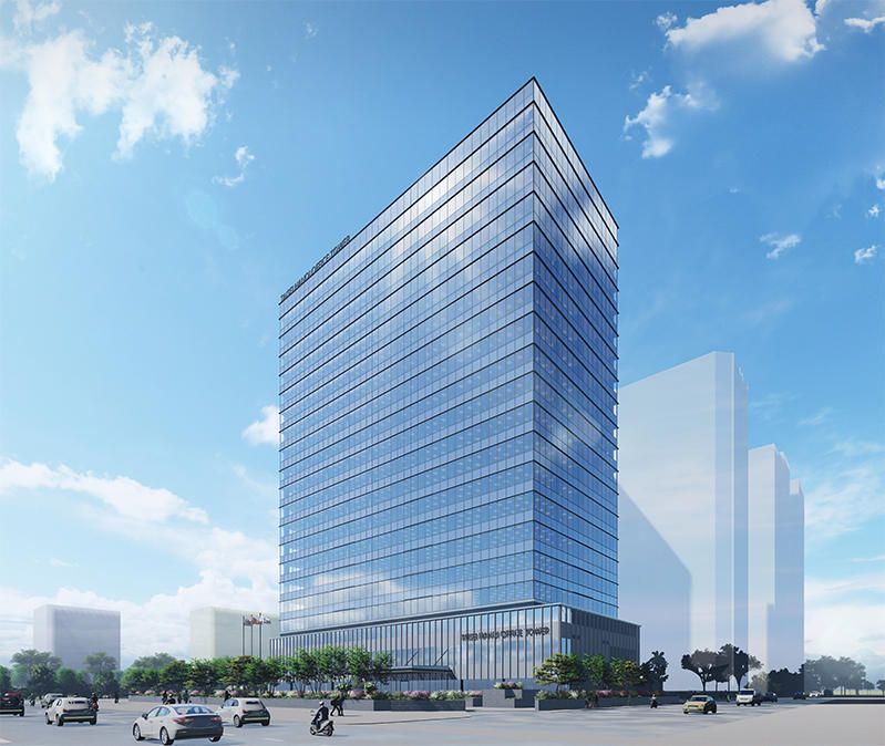 「大成ハノイオフィスタワー」完成イメージ図　ⓒ Taisei Corporation