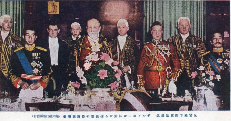 hoàng tử hirohito thăm xứ Wales