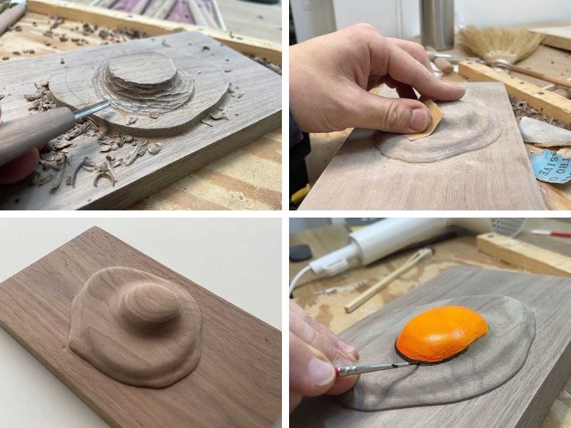 điêu khắc trứng