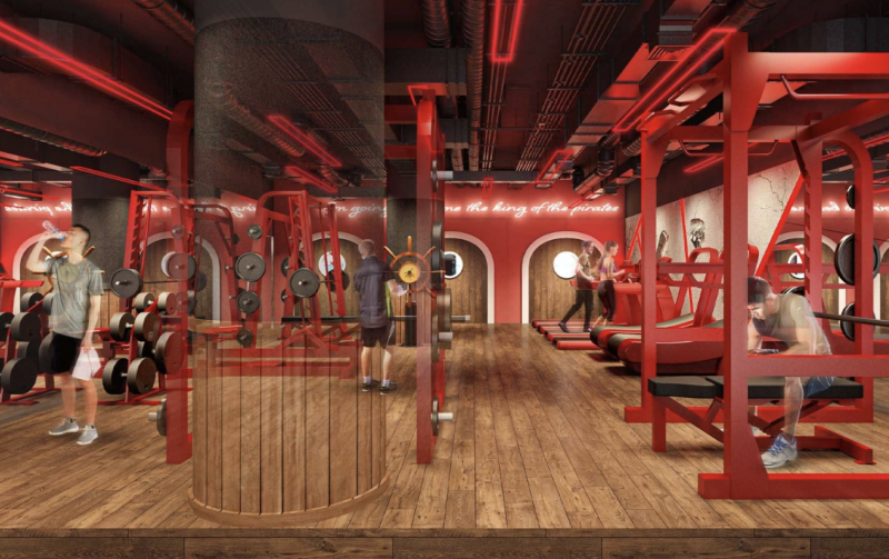 phòng gym one piece