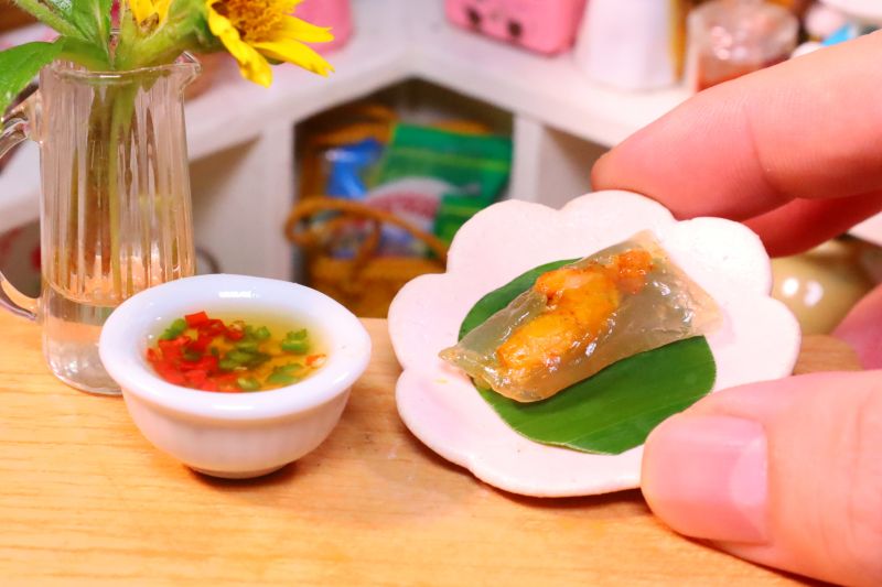 bánh bột lọc siêu tí hon