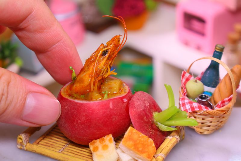 niềm đam mê nấu ăn siêu tí hon