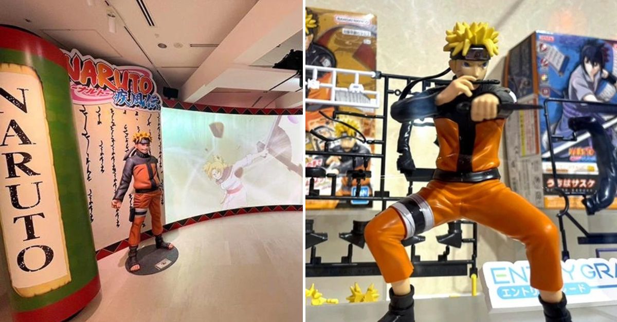 Khu vực triển lãm dành cho bộ phim Naruto ở tầng 2 bảo tàng khu-vuc-trien-lam-naruto