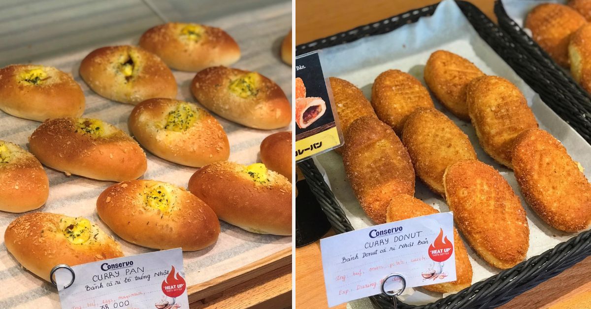Curry pan và curry donut banh-curry
