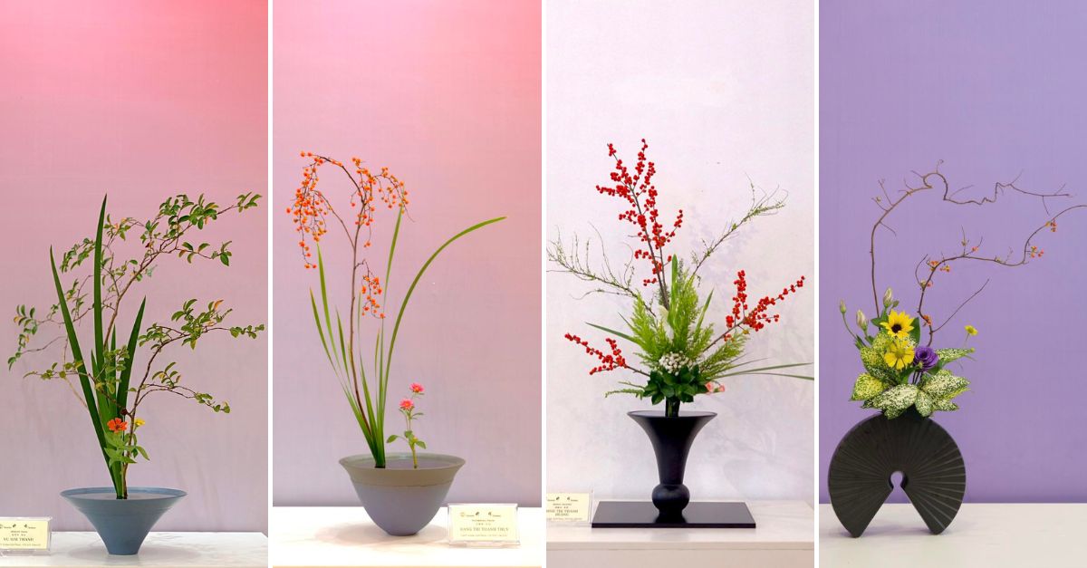Vẻ đẹp Hoa đạo Nhật Bản tại Triển lãm Ikebana Hà Nội lần VI - “More than Flower”