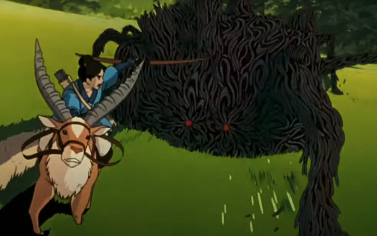 Princess Mononoke là một cuộc khám phá về việc sự hủy diệt lại sinh ra sự hủy diệt nhiều hơn như thế nào princess-mononoke