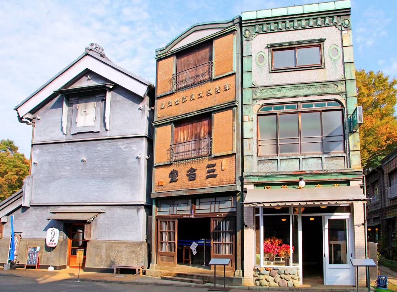 Ngôi nhà theo lối kiến trúc biển hiệu được lưu giữ ở Bảo tàng Kiến trúc Không gian mở Edo-Tokyo. Ảnh: dwell.com cong-trinh-kien-truc-bien-hieu-con-sot-lai