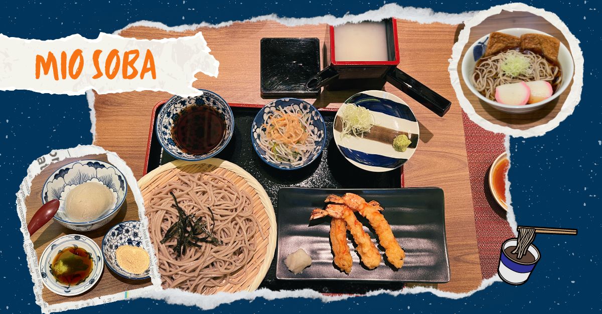 Độc đáo món bột soba nóng tại Mio Soba