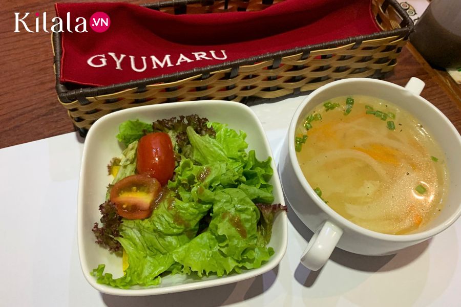 salad và canh salad-canh