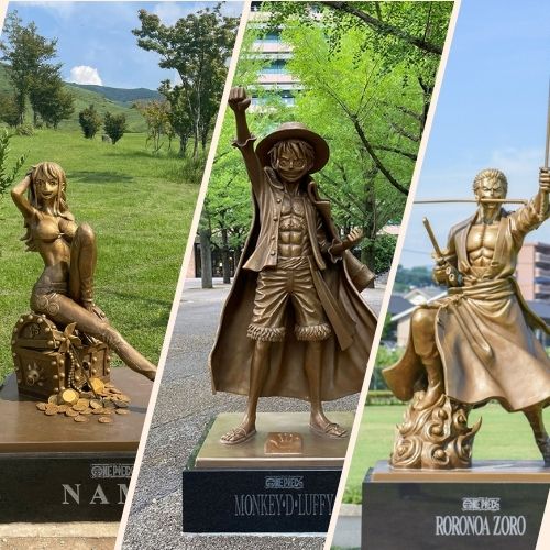 Đến Kumamoto “săn” tượng các nhân vật One Piece