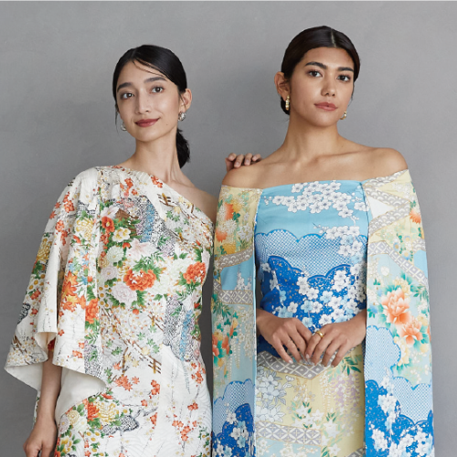 Biến kimono cũ thành những chiếc đầm dạ hội