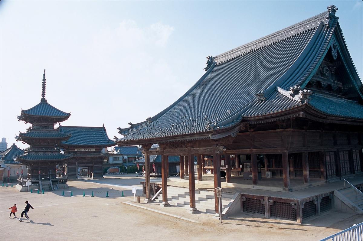 Đền Saidai-ji ở thành phố Okayama, tỉnh Oyama den-saidaiji