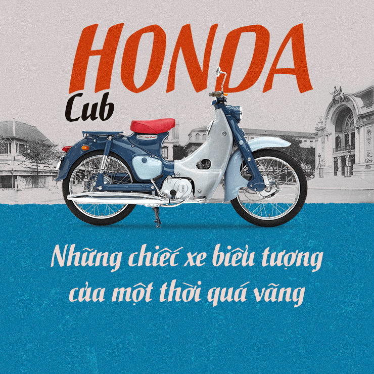 Honda Cub: Những chiếc xe biểu tượng của một thời quá vãng