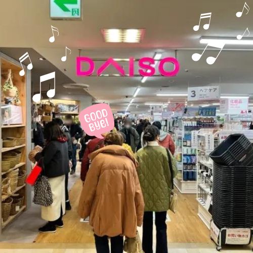 Daiso Nhật thay đổi nhạc đóng cửa để “nhắc khéo” khách hàng nước ngoài