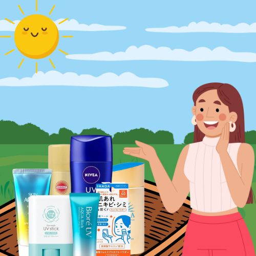 Bảo vệ làn da khỏi nắng hè với 7 loại kem chống nắng Nhật Bản