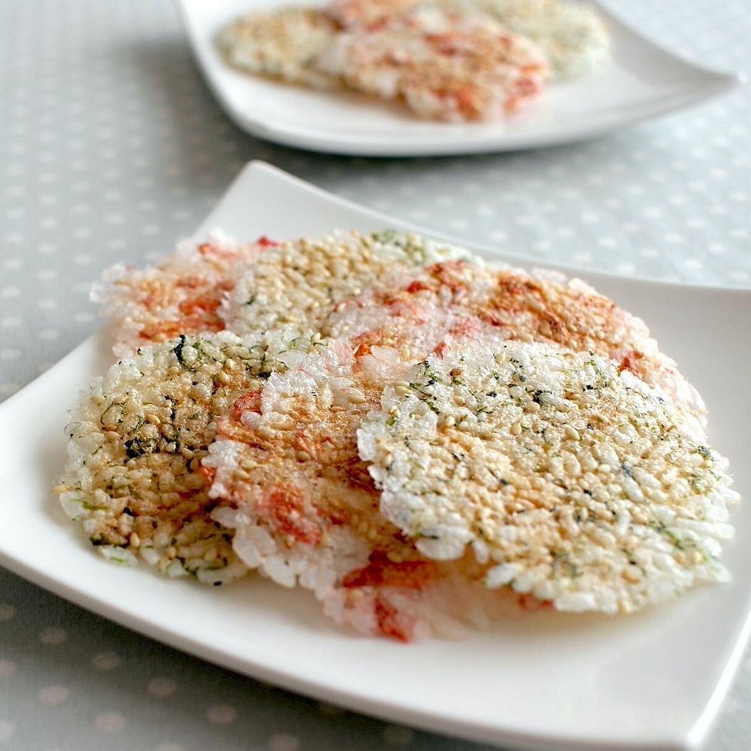 làm bánh senbei bằng cơm nguội lam-senbei-bang-com-nguoi